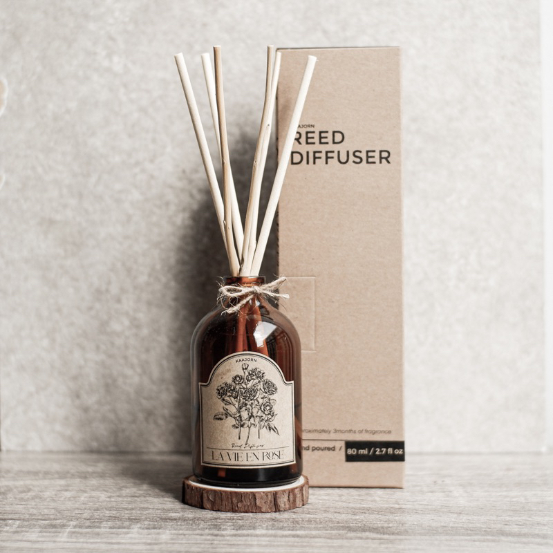 KAAJORN - ก้านไม้หอม Reed Diffuser ขนาด 100 mlสร้างกลิ่นหอมในห้อง ด้วย ...