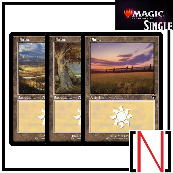 [MTG][Single][CMM] Plains ระดับ Basic Land [ภาษาอังกฤษ] | Shopee Thailand