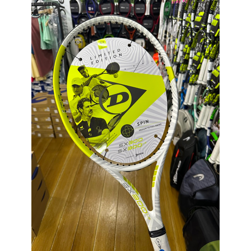 ไม้เทนนิส-dunlop-sx-300-ls-white-limited-edition-racket-สินค้าสั่งทำตามออเดอร์-ไม่รับเปลี่ยน-หรือคืน