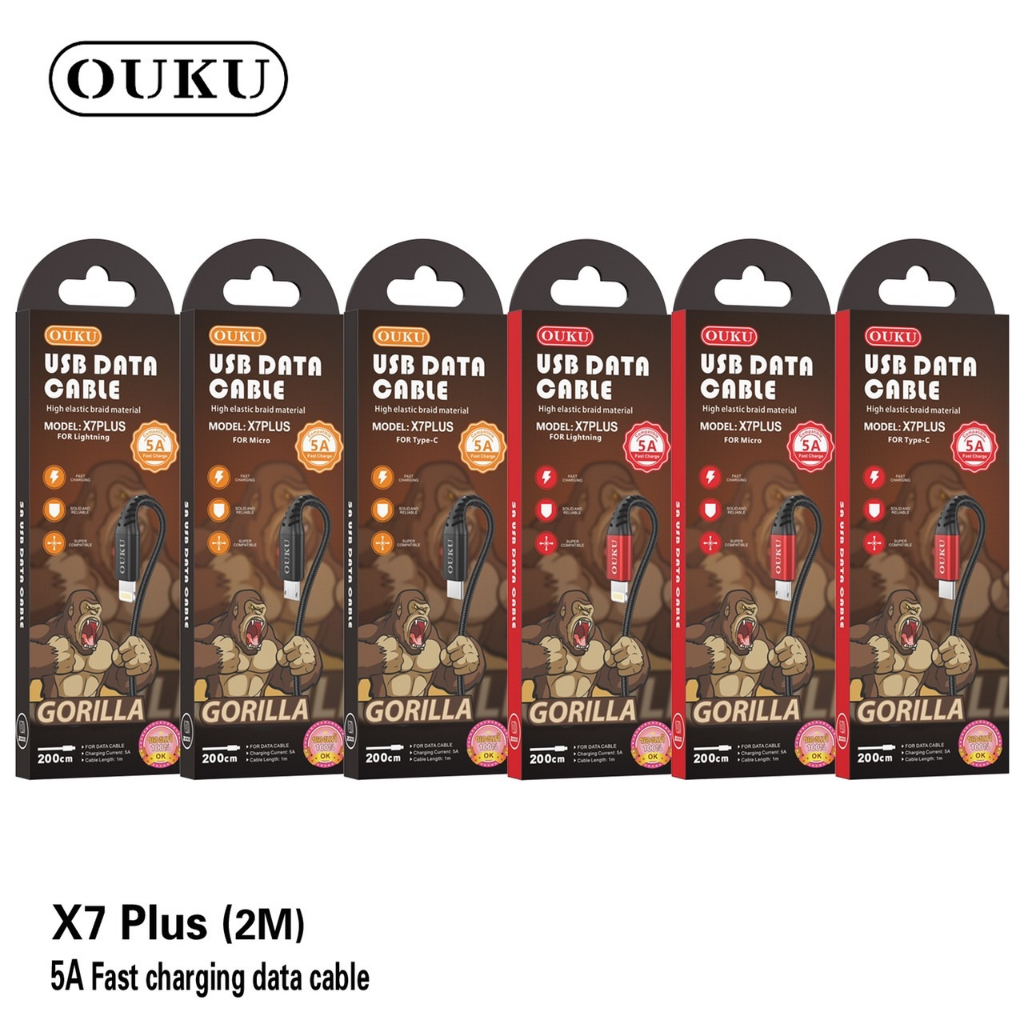 สายชาร์จ-ouku-x7-plus-5a-data-cable-สายถัก-สำหรับ-l-micro-usb-type-c-ชาร์จเร็วมาก-สายไม่ขาดง่าย-2-เมตร-240866t