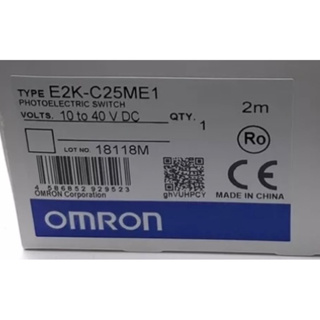 E2K-C25ME1 sensor เซ็นเซอร์ ใช้ไฟ 10-40VDC  NPN-NO. เซ็นเซอร์คาปาจับความหนาแน่น   3สาย