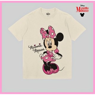 เสื้อDisney ลาย Minnie mouse สีครีม ( MK-118 )