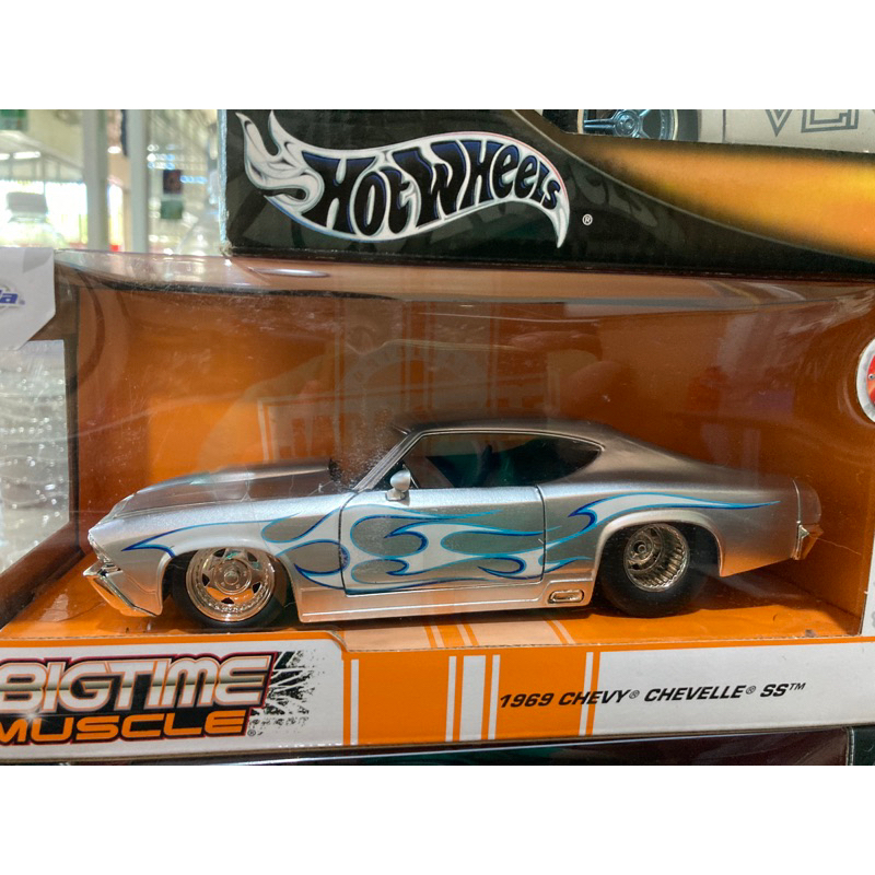 Voiture Miniature Hollywood Rides Marvel Black Widow - Chevrolet 1966 à L'échelle 1:24, Avec Figurine Jouet Marvel Avengers