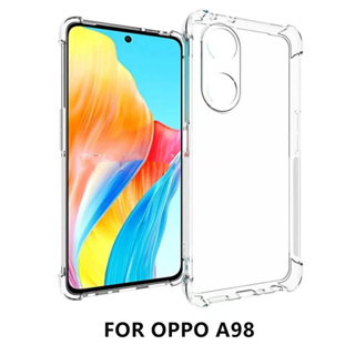 เคสโทรศัพท์ ออฟโป้ เคสใส Case OPPO A98 5G เคสกันกระแทก case Oppo a98 เคสใสกันกระแทกมุม