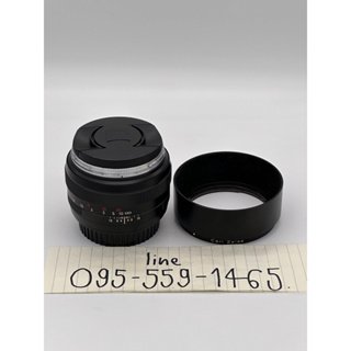 เลนส์ ZEISS Planar T* 50mm f/1.4 ZE for Canon EF-Mount.