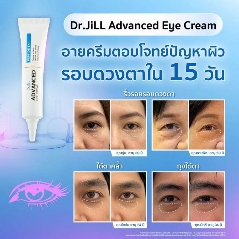 ส่งฟรี-dr-jill-advanced-eye-cream-15ml