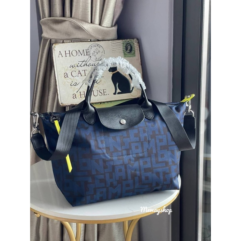 👜แท้💯Longchamp LE PLIAGE LGP TOP HANDLE BAG M สีnavy Shopee Thailand