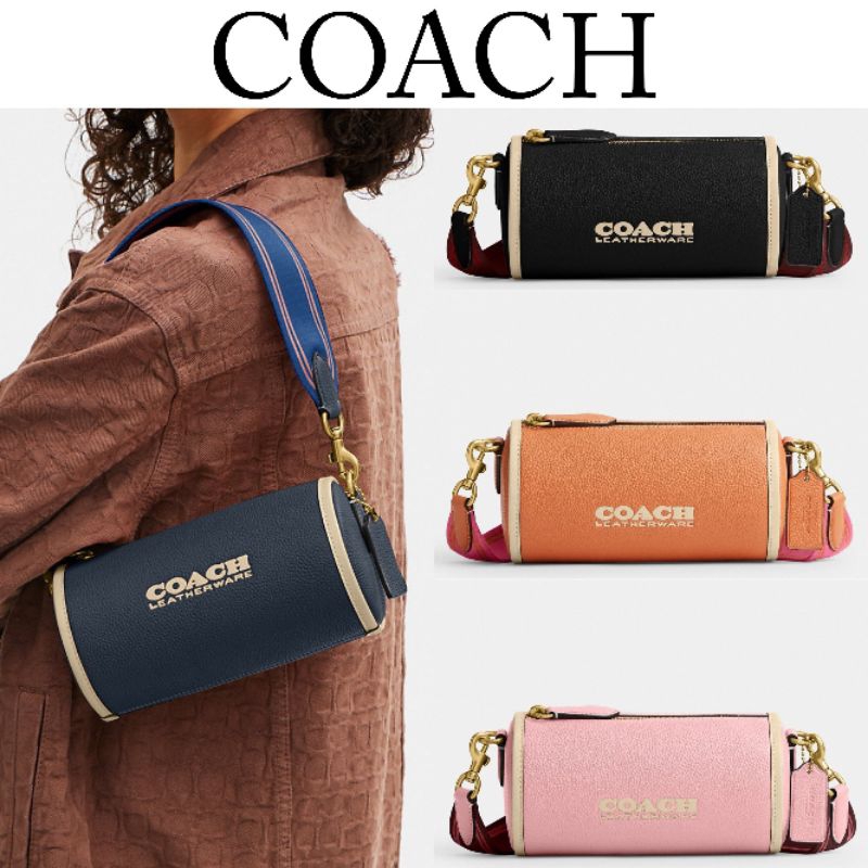 กระเป๋าสะพาย Coach CJ839 Orion Barrel Bag Shopee Thailand