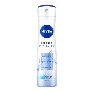 Nivea นีเวีย เอ็กซ์ตร้า ไบรท์ พรีเมียม ฟราแกรนซ์ เฟรช ลาเวียร์ อควา บรีซ สเปรย์ 150 มล.