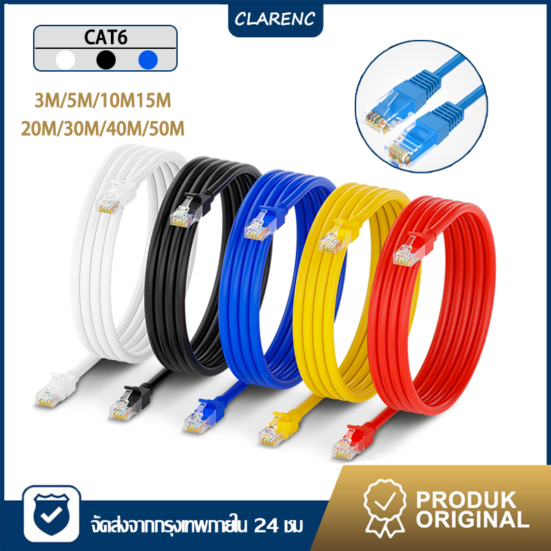 สายแลน-cat8-สายแลนอินเตอร์เน็ต-ต่อสายแลน-สาย-lan-cat6a-3m-50m-gigabit-สายเคเบิลเครือข่ายอีเธอร์เน็ต-รับสัญาณด-เราเตอร