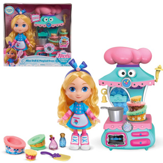 พร้อมส่ง 🇺🇸💯Disney Junior Alice’s Wonderland Bakery 10 Inch Alice &amp; Magical Oven Playset with Doll and Accessories