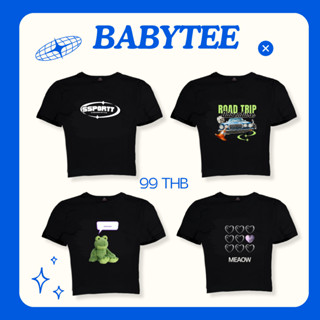 babytee เสื้อครอปสไตล์y2k