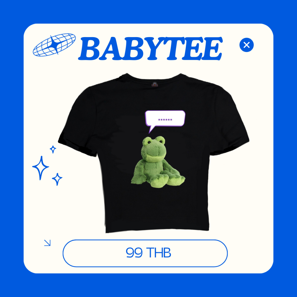 babytee-เสื้อครอปสไตล์y2k