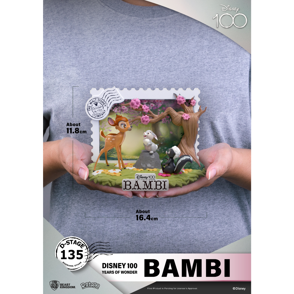 beast-kingdom-ds135-bambi-disney-100th-d-stage