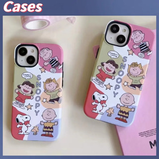 คูปองเคลม🎀เคสไอโ case for iphone 11 12 การ์ตูนสร้างสรรค์สนูปปี้ เคส 14 13 12 11 pro max เคสโทรศัพท์มือถือกันกระแทก