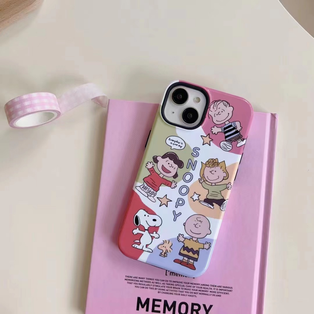 คูปองเคลม-เคสไอโ-case-for-iphone-11-12-การ์ตูนสร้างสรรค์สนูปปี้-เคส-14-13-12-11-pro-max-เคสโทรศัพท์มือถือกันกระแทก