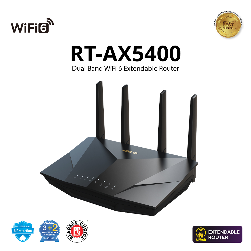 asus-rt-ax5400-ax5400-dual-band-wifi-6-802-11ax-extendable-router-included-built-in-vpn-aiprotection-pro-network
