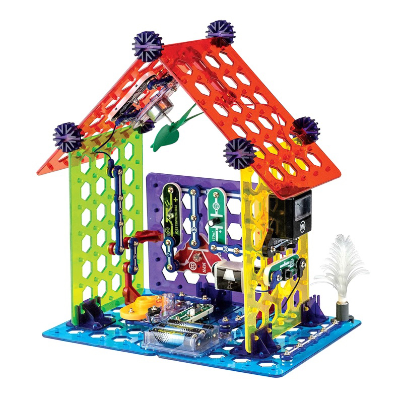 พร้อมส่ง-บ้านจำลองระบบไฟฟ้า-snap-circuits-elenco-my-home-electronics-building-kit-for-kids-ages-8-and-up