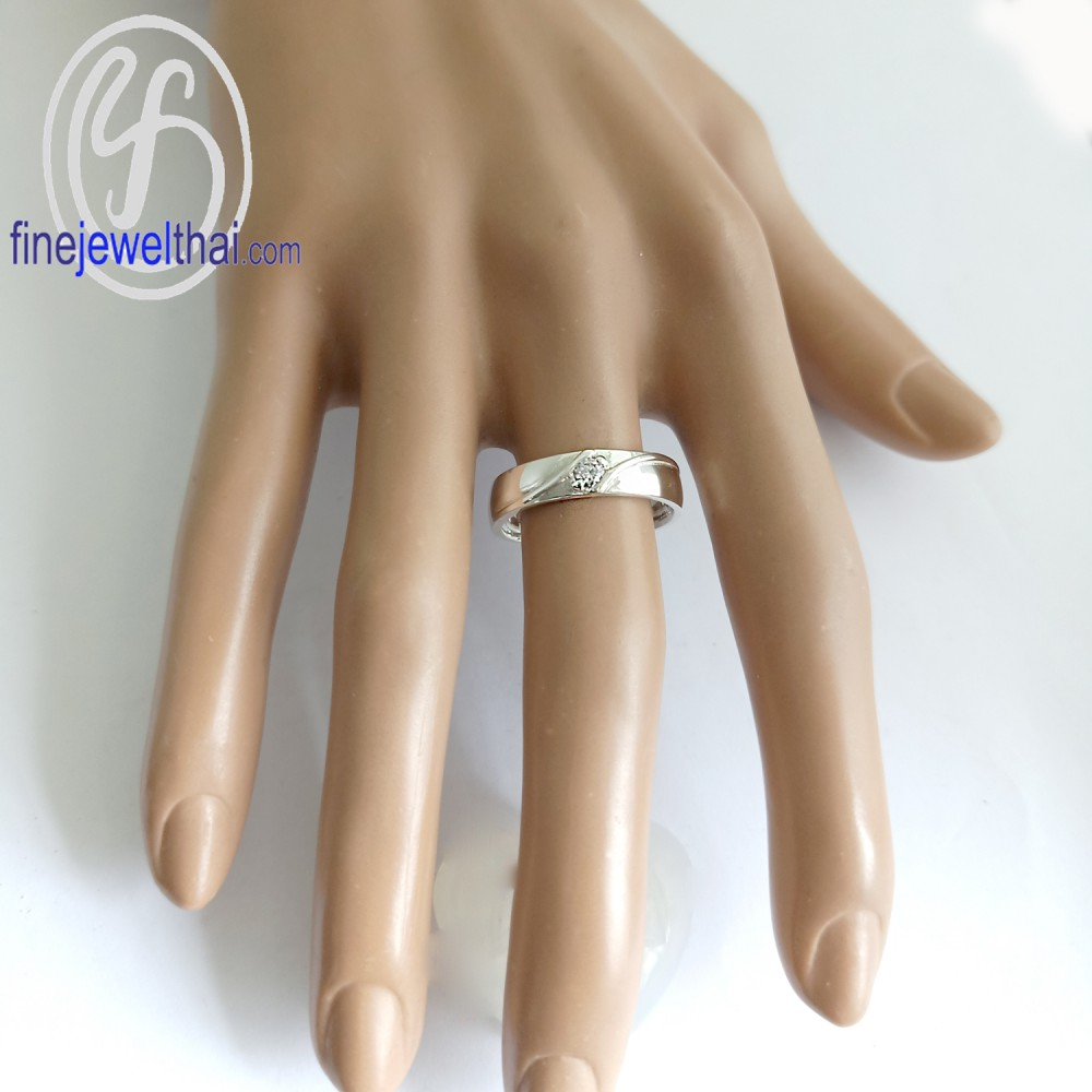 finejewelthai-แหวนเพชร-แหวนเงิน-เพชรสังเคราะห์-เงินแท้-แหวนหมั้น-แหวนแต่งงาน-r1463cz