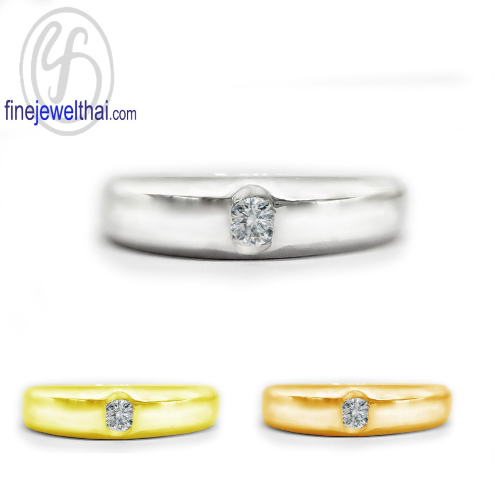 finejewelthai-แหวนเพชร-แหวนเงิน-เพชรสังเคราะห์-เงินแท้-แหวนหมั้น-แหวนแต่งงาน-r1465cz