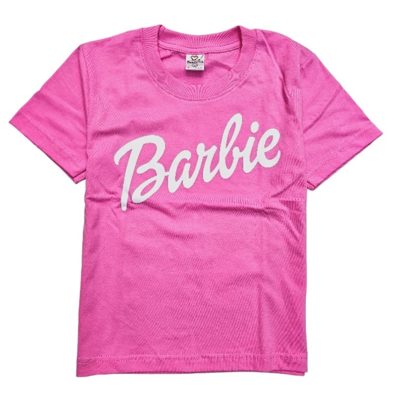 เสื้อยืดเด็ก-บาร์บี้-barbie-ผ้าcotton100-นุ่ม-ใส่สบาย-คุณภาพดี