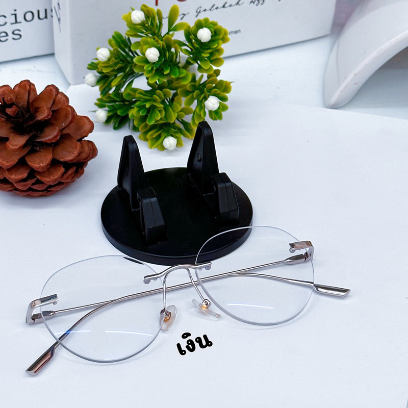 rimless-แว่นไร้ขอบ-ทรงหยดน้ำ