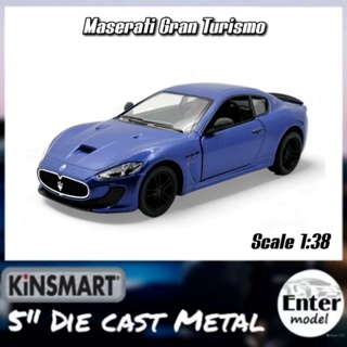 KINSMART โมเดล​รถ​เหล็ก​ เกรด​พรีเมียม​ ลิขสิทธิ์​แท้ Maserati GranTurismo สเกล 1/38 ยาว 12.5cm