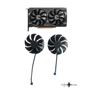 พัดลมการ์ดจอ EVGA Avik Technology RTX3060 3060ti XC BLACK graphics card fan PLA09215S12H