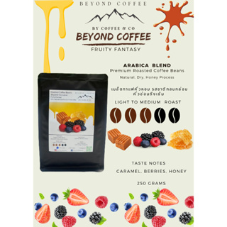 เมล็กาแฟไทยพรีเมียมคั่วสูตร Fruity Fantasy Exclusive Thai Speciality Coffee By Beyond Coffee 250 Grams