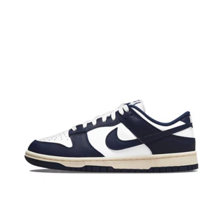 Nike Dunk Low Midnight Navy and White