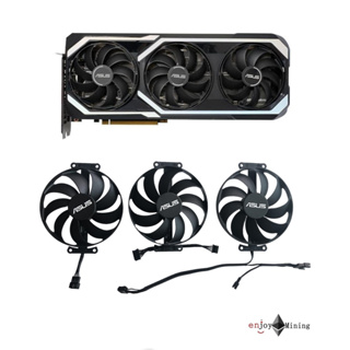 พัดลมการ์ดจอASUS RTX 3060Ti 3070 MEGALODON giant tooth shark graphics fan T129215SU