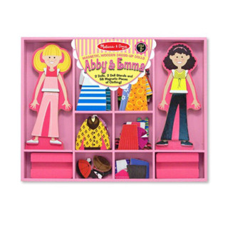 ชุดเล่นแต่งตัวผู้หญิงมิกซ์แอนด์แมทช์ Melissa & Doug Abby & Emma Magnetic Dress-Up Set