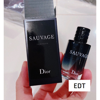 10 ML - Christian Dior Sauvage EDT 10 ml แบบแต้ม  มีกล่อง