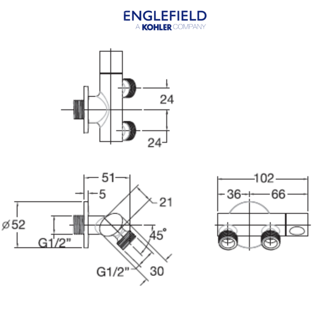 englefield-stop-valve-g1-2-double-outlet-single-control-วาล์วเปิด-ปิดน้ำ-g1-2-แบบเข้า-1-ออก-k-17217x-cp