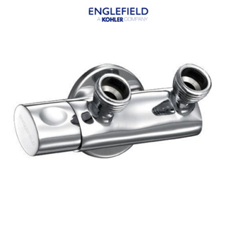 ENGLEFIELD Stop valve g1/2"double outlet / single control วาล์วเปิด-ปิดน้ำ G1/2" แบบเข้า 1 ออก K-17217X-CP