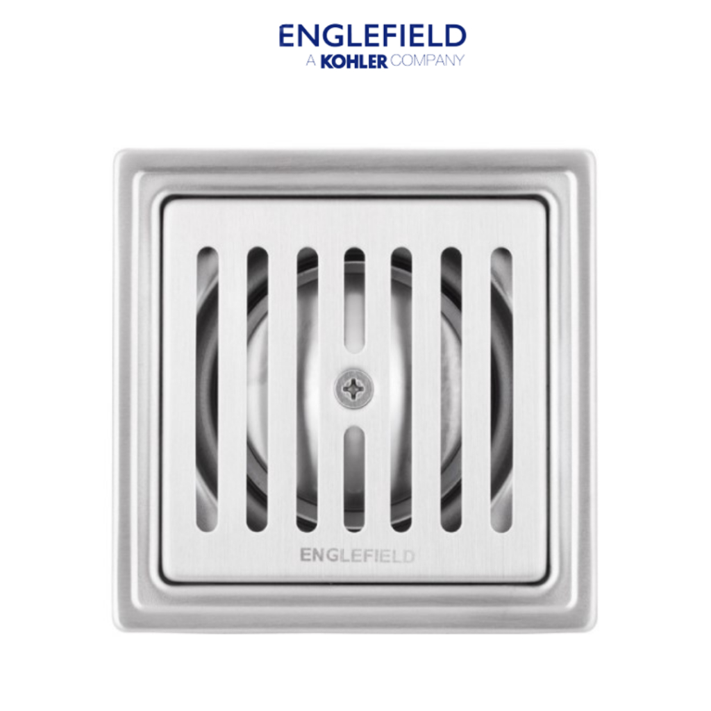ENGLEFIELD Stainless steel floor drain - square 4