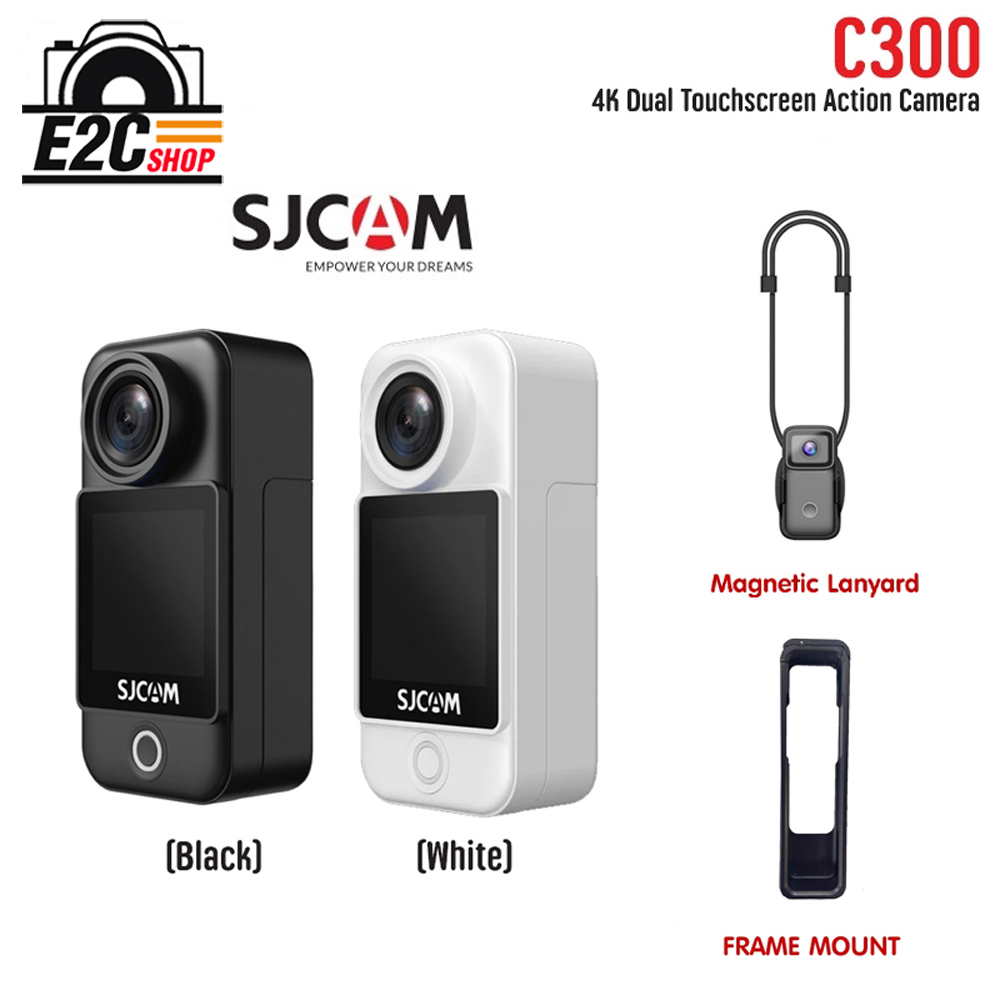 sjcam-c300-4k-dual-touchscreen-action-camera-มาพร้อมจอทัชสกรีนที่ด้านหน้า