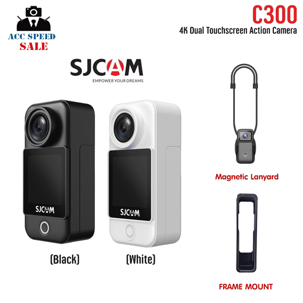 sjcam-c300-4k-dual-touchscreen-action-camera-มาพร้อมจอทัชสกรีนที่ด้านหน้า