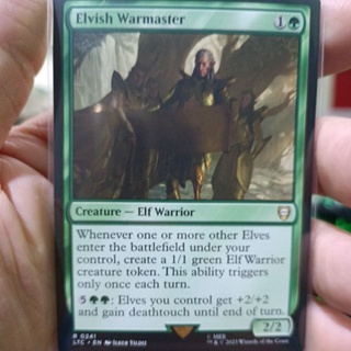 Elvish Warmaster MTG Single Card