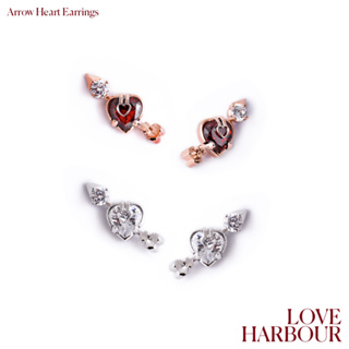 Dallar/Arrow Heart Earrings
