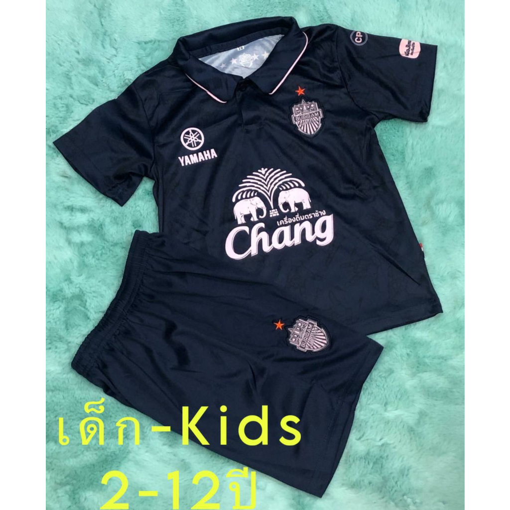เสื้อกีฬาเด็ก-buriram-kids-คอปก-แขนสั้น-ฤดูกาลใหม่2024-เสื้อรวมกางเกง