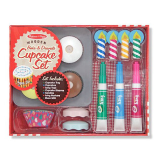 ชุดอบและตกแต่งคัพเค้ก Melissa &amp; Doug Bake &amp; Decorate Cupcake Set