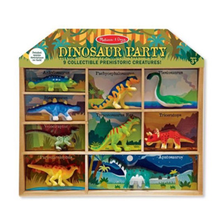 ไดโนเสาร์กำมะหยี่ ขนาด 3-4 นิ้ว Melissa &amp; Doug Dinosaur Play Set