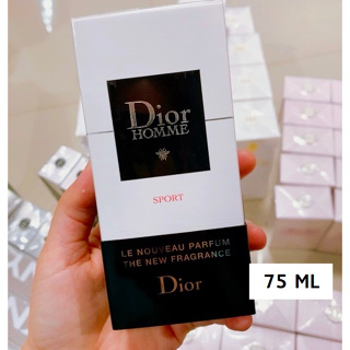 (75 ML)  Dior Homme Sport EDT 75 ml กล่องซีล ป้ายคิง พาวเวอร์