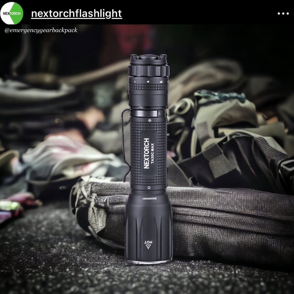 NEXTORCH TA30C MAX Tactical LED Flashlight, 3000