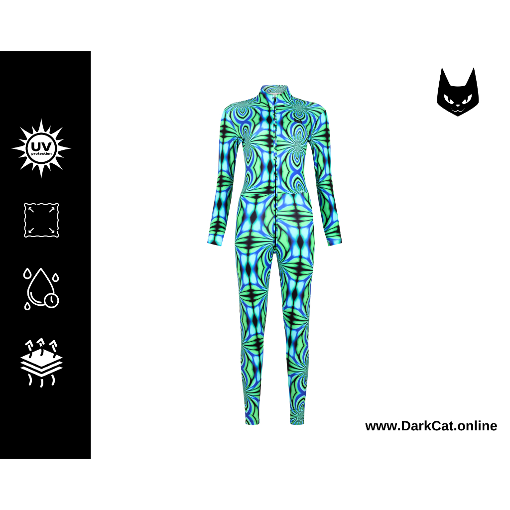 darkcat-bodysuit-ชุดกีฬา-outdoor-กัน-uv-สำหรับ-ตีกอล์ฟ-ว่ายน้ำ-ดำน้ำ-ฟรีไดร์ฟ-วิ่ง-เทรล-รุ่น-2easy-ลาย-amazed-abstract