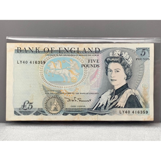 ธนบัตรรุ่นเก่าของประเทศอังกฤษ ชนิด5Pound ปี1980