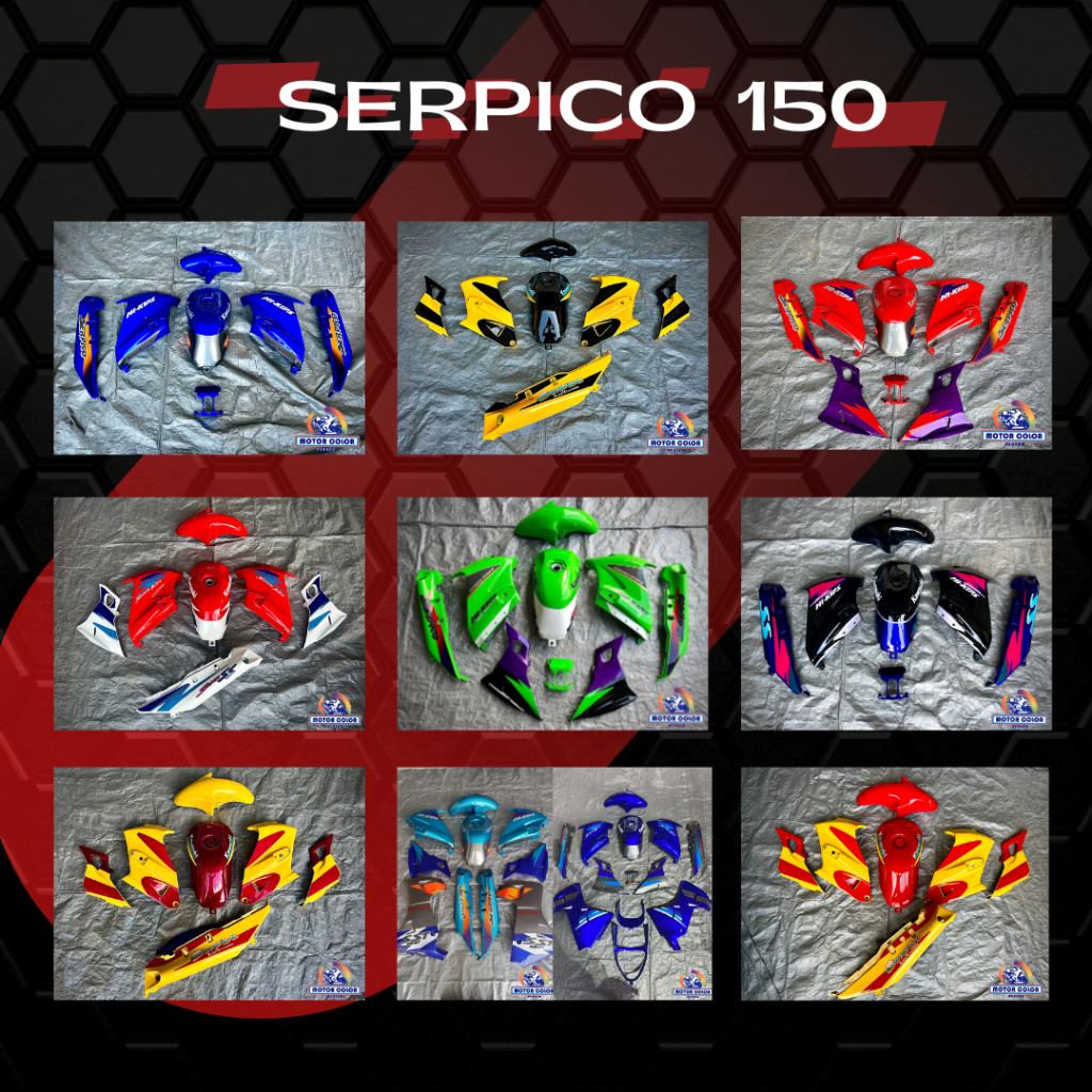 ชุดสีเซอร์ปิโก้-serpico-ไม่รับฝากระเป๋าลด-1000