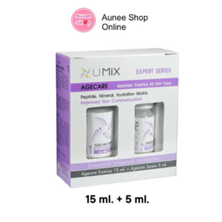 ส่งฟรี !!Umix Expert Series Agecare ยูมิกซ์ เอ็กซ์เพิร์ท ซีรี่ย์ เอจแคร์ (เอจแคร์ เอสเซนต์ 15 มล. + เอจแคร์ เซรั่ม 5 มล.