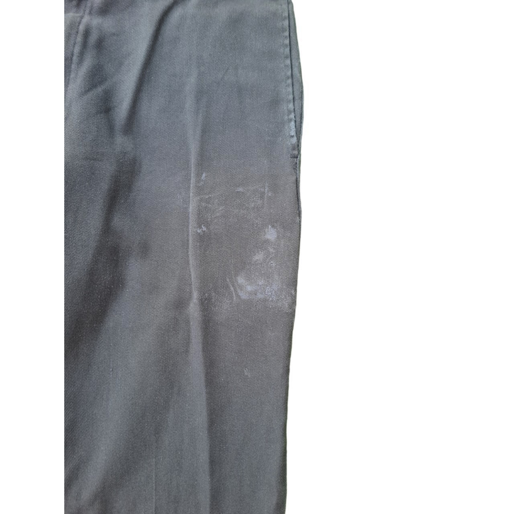 dickies-มือสอง-กางเกงขายาวทรงกระบอก-size-34-สีดำซีด